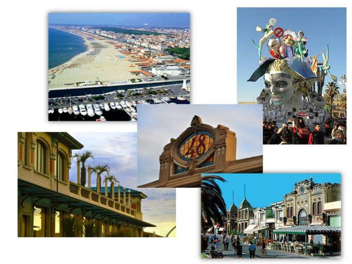 Altido Apt For 8 With Huge Terrace In Old Town Of Viareggio Exterior foto